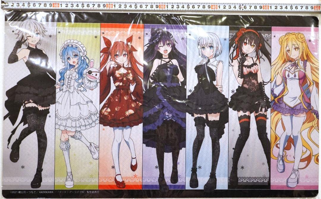 Amazon.co.jp: デートアライブ 10周年 ラバーデスクマット 集合